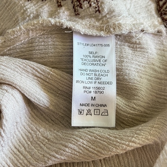 🔹 Lush Southwest Print Gauze Dress - Picture 4 of 4